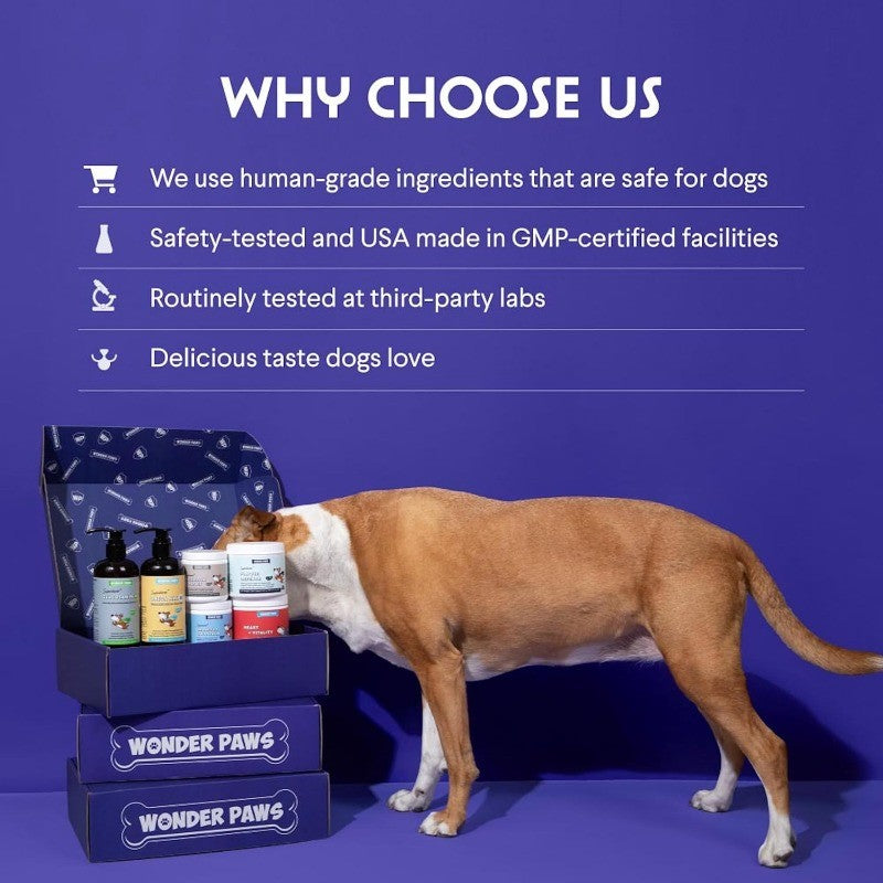 Liquid Collagen for Dogs with Hyaluronic Acid for Skin, Coat & Joint Health