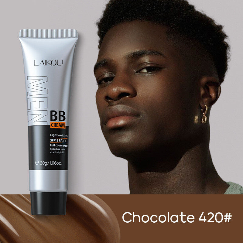 1.06oz BB Cream For Men Makeup Base Cover Flaws Oil Control Anti-Aging