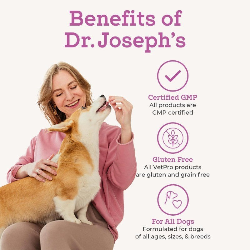 Dog Hip & Joint Chews with Glucosamine, Chondroitin & Turmeric, Peanut Butter
