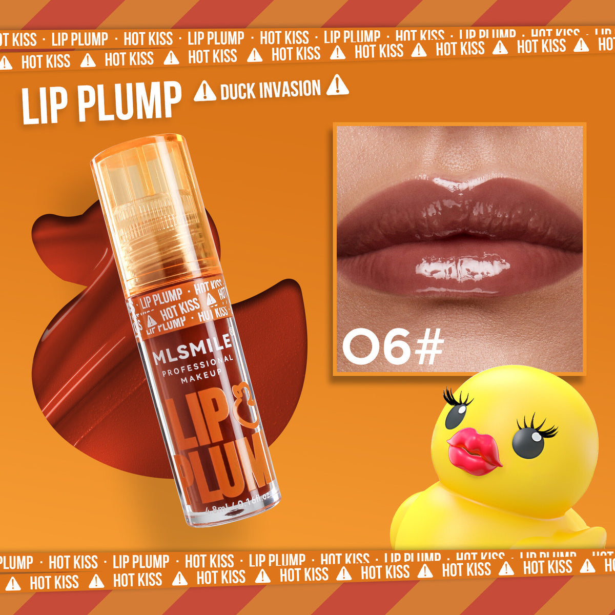 Duck Lip Plump Lip Oil Moisturizing Lip Gloss Mirror Water nature long-lasting