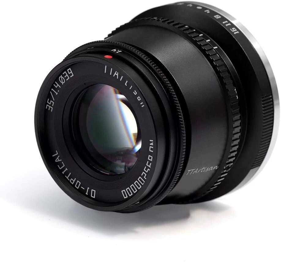 TTArtisan 35mm F1.4 APS-C Manual Focus Lens for Olympus Macro 4/3 Mount Cameras