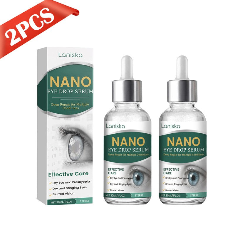 3X Nano Eye Drops Serum,Natural Nano Lubricant Eye Drops for Dry Eye Presbyopia.