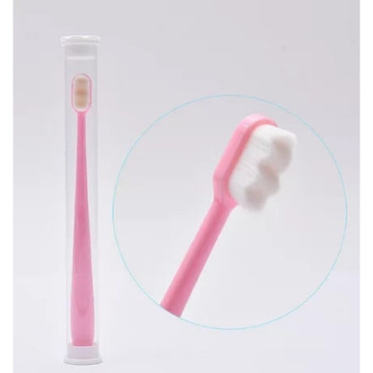 软毛牙刷万根毛竹炭毛超细加密刷毛独立管装家用护龈牙刷超纳米级