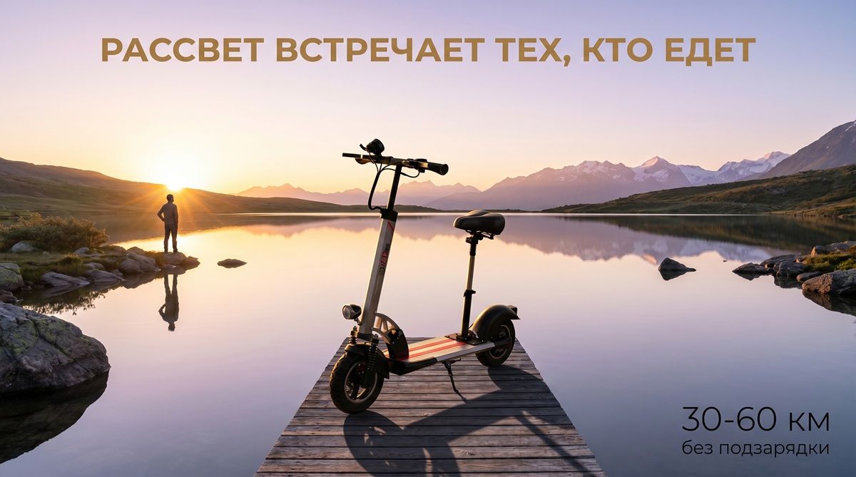 Складной электросамокат 48V 800W для взрослых, внедорожный, запас хода до 60 км, аккумулятор 8000-13000 мАч