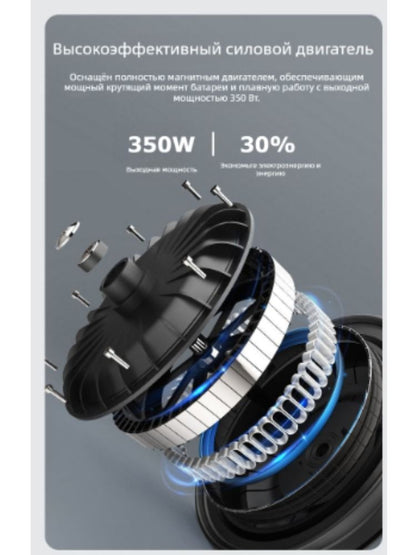 Портативный электросамокат 36V 350W для повседневных поездок, двухколесный, АКБ 8-12 Ач, складной, для взрослых