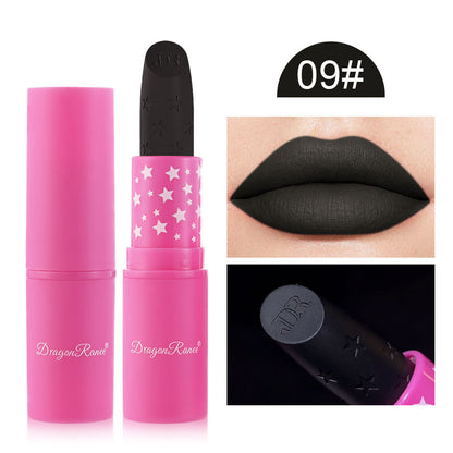 Velvet Matte Star Lipstick - Waterproof & Non-Stick Long Lasting Red Nude