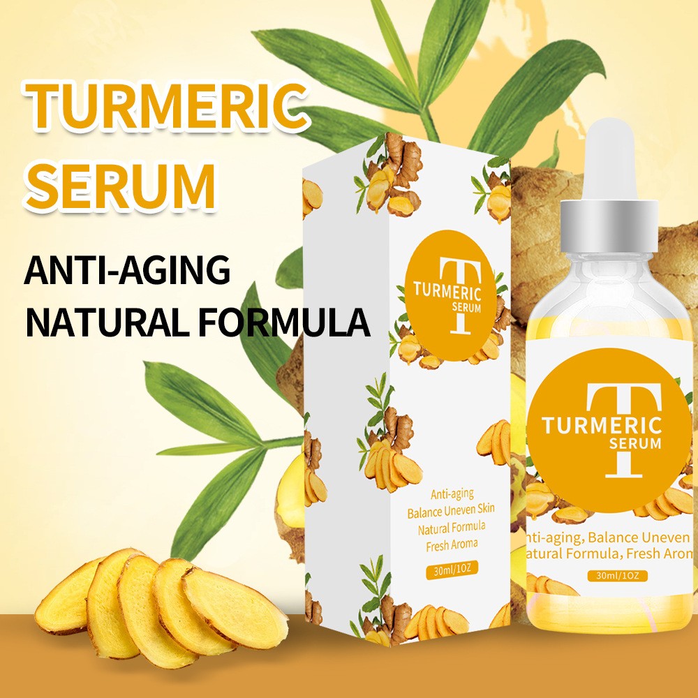 Turmeric Serum Fade Acne Scars Exfoliate Minimize Pores Fine Lines