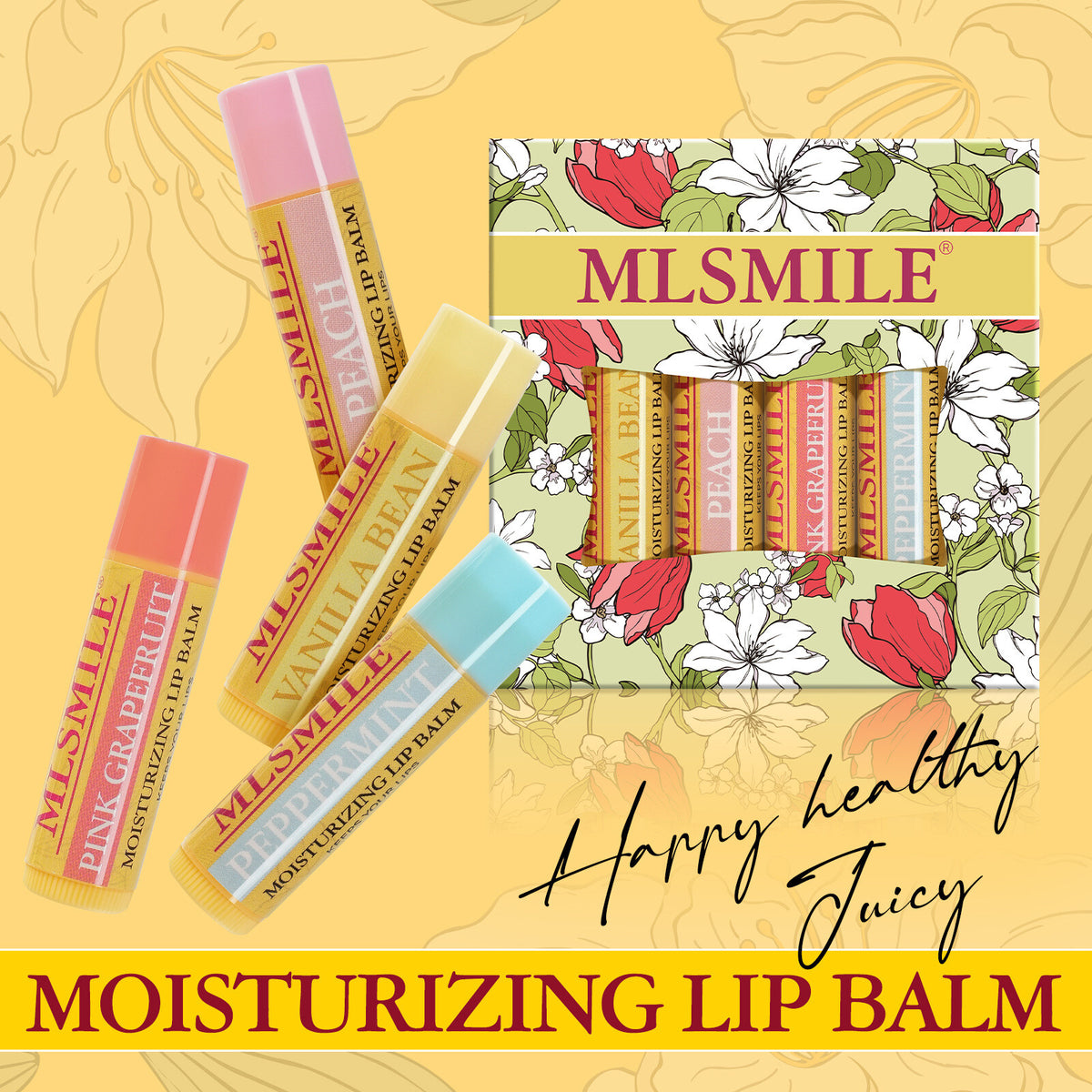 Vitamin E Watery Crystal Clear Jelly Lip Oil Lip Balm Moisturizing Fruit Flavor