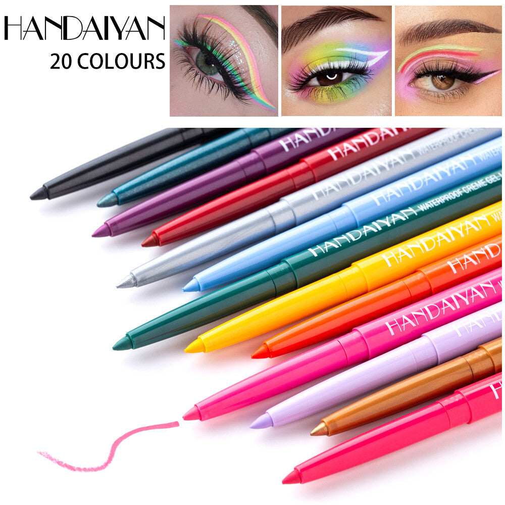 Liquid Eyeliner Pen Quick Dry Waterproof Eye Makeup Colorful Liquid Eye Lines