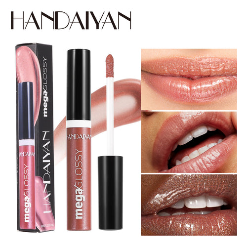 Lip Gloss Pearlescent Lip Glaze - Long-Lasting, Hydrating Liquid Lipstick