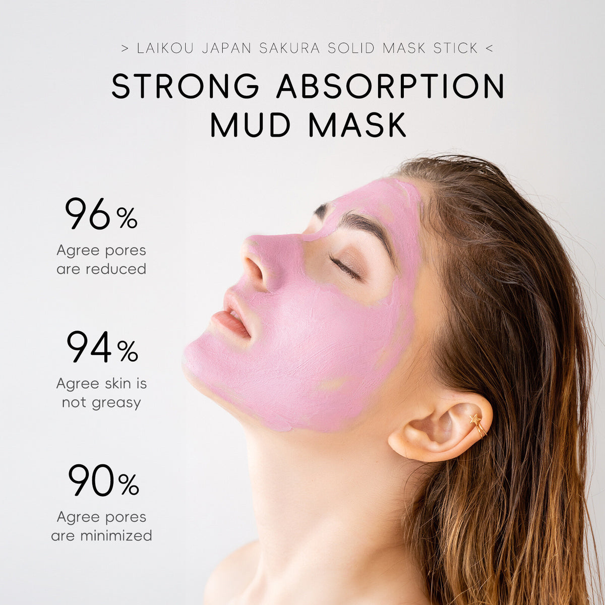 Cherry Blossom Solid Facial Mask Stick Skin Masks Mud Mask 45g Cleansing