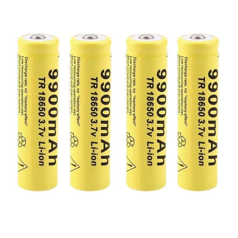 3.7V 9.9Ah High Capacity Li-ion Battery for High Power Flashlight Lighting