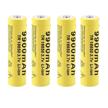 3.7V 9.9Ah High Capacity Li-ion Battery for High Power Flashlight Lighting