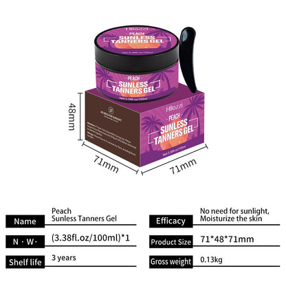 Tropical Fruit Self Tanner - Waterproof Gel, Buildable Natural Glow Self-Tanning