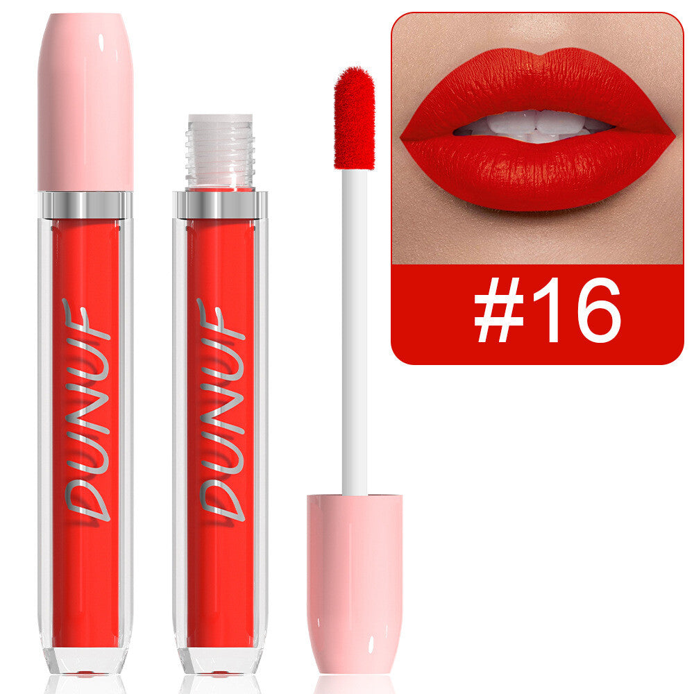 Matte Velvet Liquid Lipstick 25 Colors Lip Gloss Waterproof Non-Sticky