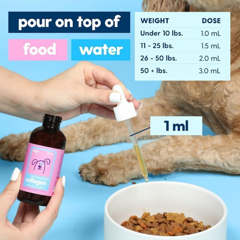 Liquid Collagen for Dogs & Cats with Biotin for Skin & Coat Health 60ml