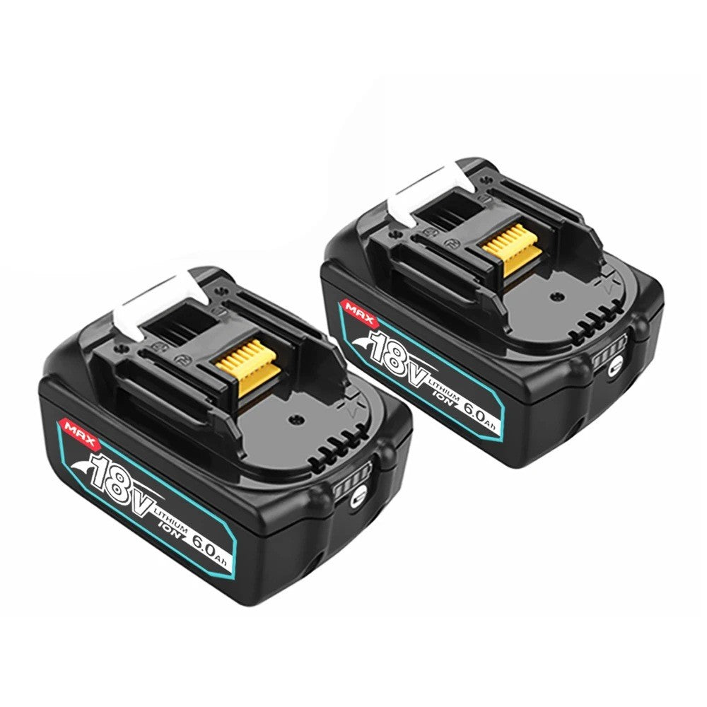 Compatible with Makita BL1860 BL1830 18V 6.0Ah Li-ion Battery for Power Tools
