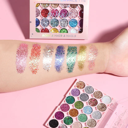 24 Colors Eyeshadow Palette Shimmer Glitter Matte Eye Shadow Professional