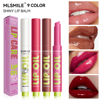 Glossy Lipstick Tinted Mirror Lipstick Waterproof Lip Glaze Pearl Women Beauty