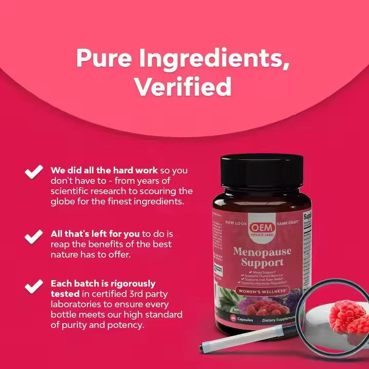 Menopause Supplement Women Wellness Balance and Comfort Support