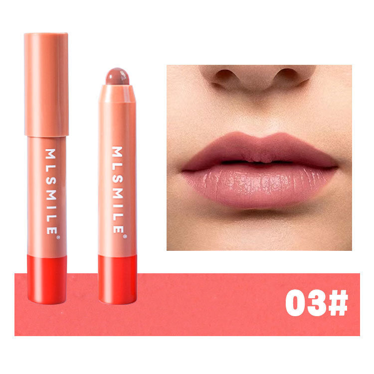 Moisturizing Lipstick Lip/cheek Dual-use 6 Colors Long-lasting Moisturizing