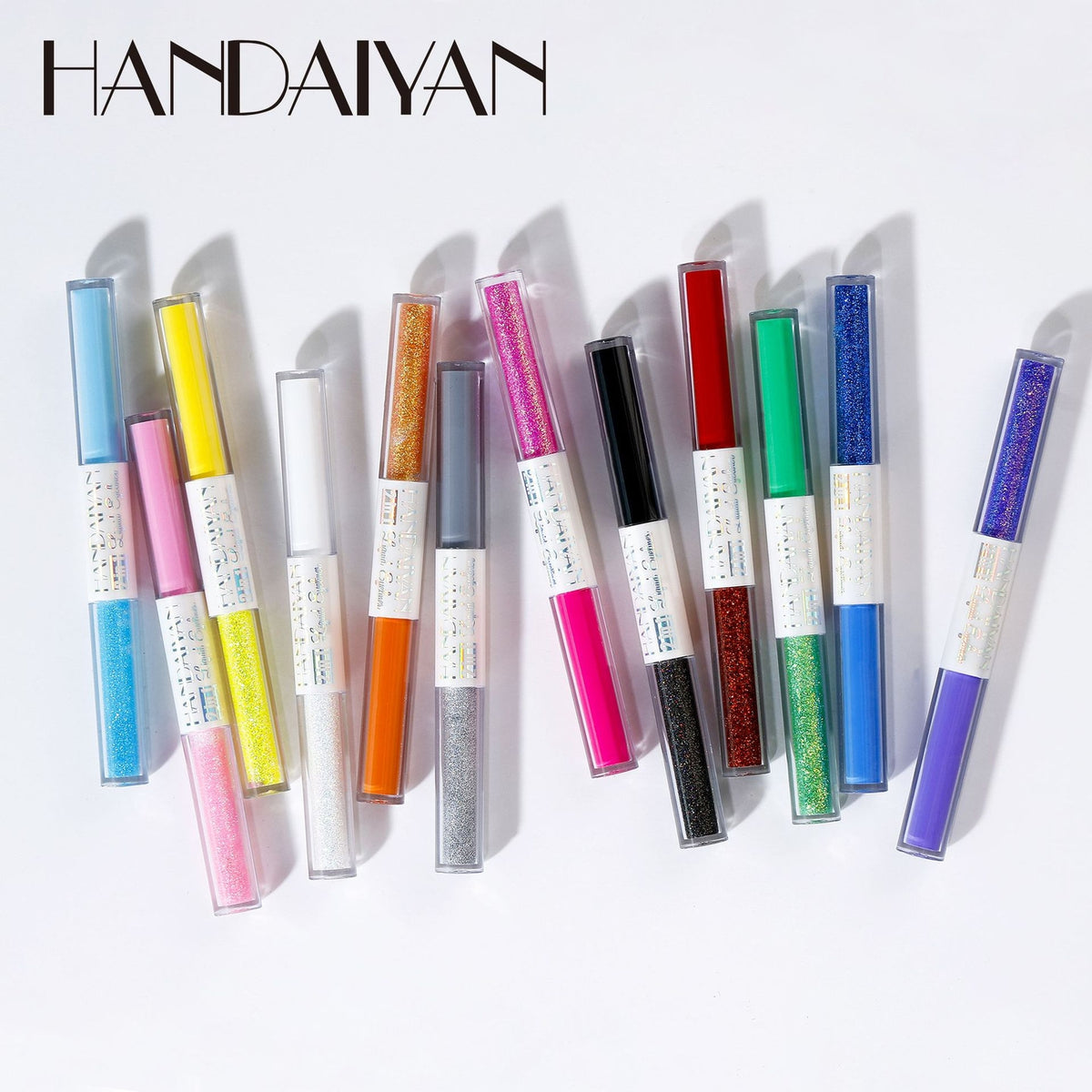 6pcs/gift set Dual-Ended Eyeliner Liqud Pen Sleeping Silkworm Pen Shimmer