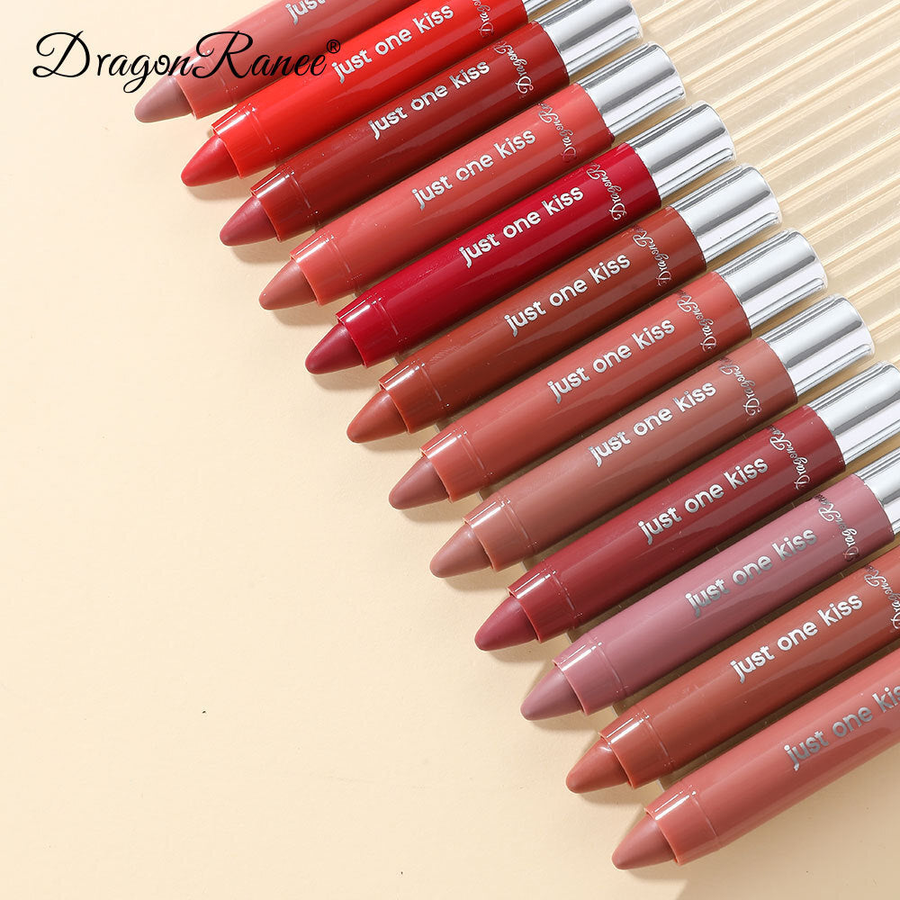 Hydrating Lipstick & Lip Liner - Nude & Rosewood Matte Waterproof Long Lasting