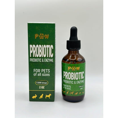 Liquid Probiotics for Dogs & Cats with Prebiotic Blend for Digestive Balance