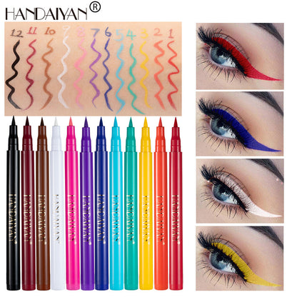 12-Piece Matte Eyeliner Gift Set · Long-Lasting & Smudge-Proof Waterproof