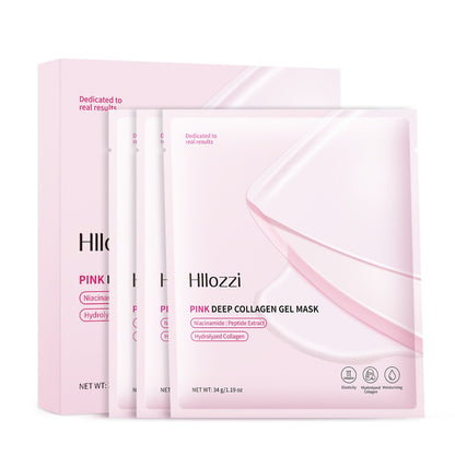 4pcs/set Collagen Gel Skin Mask Hydrating Moisturizing Split Design Shrink Pores