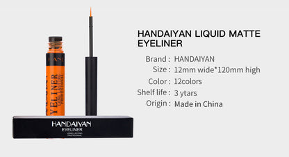 42-Color Matte Eyeliner Longwear, Waterproof, No Smudging Waterproof Makeup