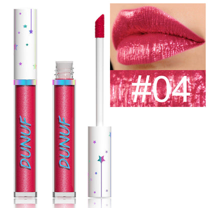 12 Color Shimmer Liquid Lipstick Long Lasting Waterproof Glossy Finish Lip Gloss