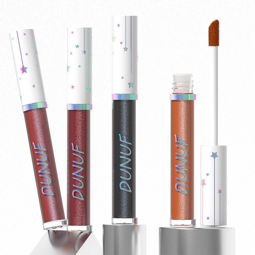 12 Color Shimmer Liquid Lipstick Long Lasting Waterproof Glossy Finish Lip Gloss