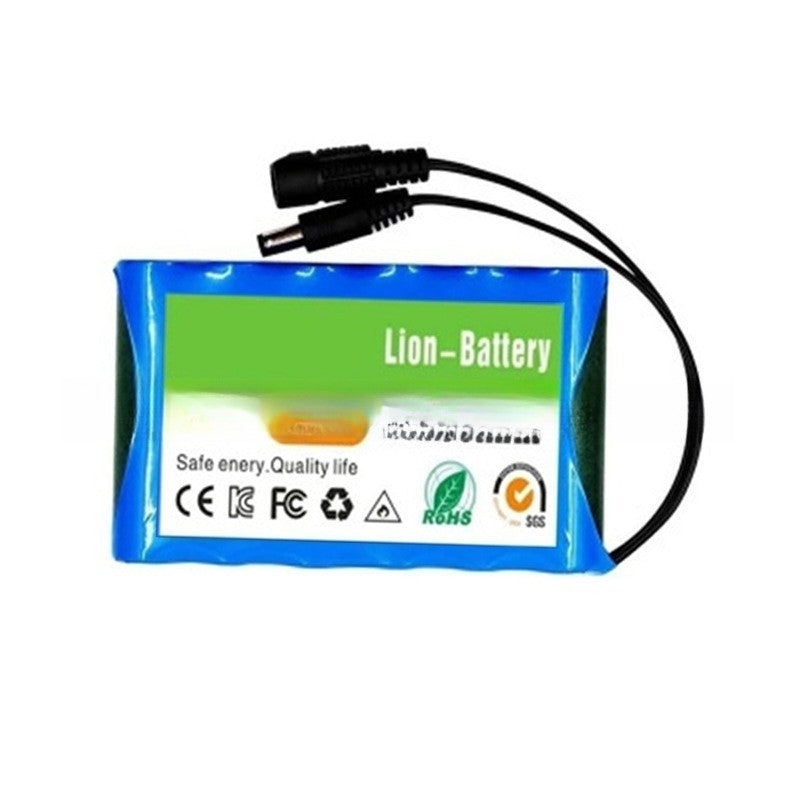 12V 50Ah 3S2P Li-ion Rechargeable Battery for CCTV Security Camera E-bike