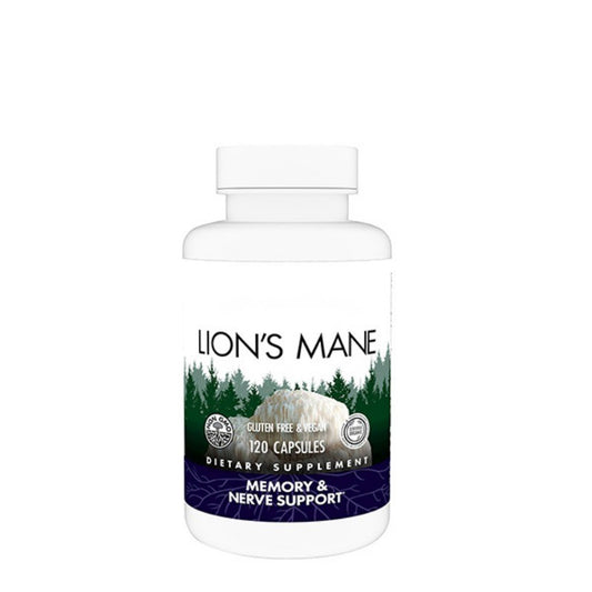 Lions Mane Mushroom Capsules Brain Cognitive Function Memory Support