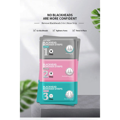 Professional 3-Step Blackhead Solution - For Visibly Cleaner and Smoother Skin