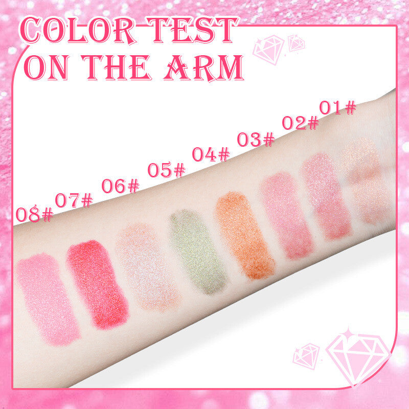 Shimmer Lipstick ✨ Moisturizing & Highly Pigmented 💋 Multi-Use as Eyeshadow