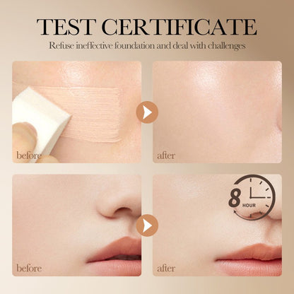 Liquid Foundation BB Cream Breathable Long Lasting Transfer-Proof Natural Finish