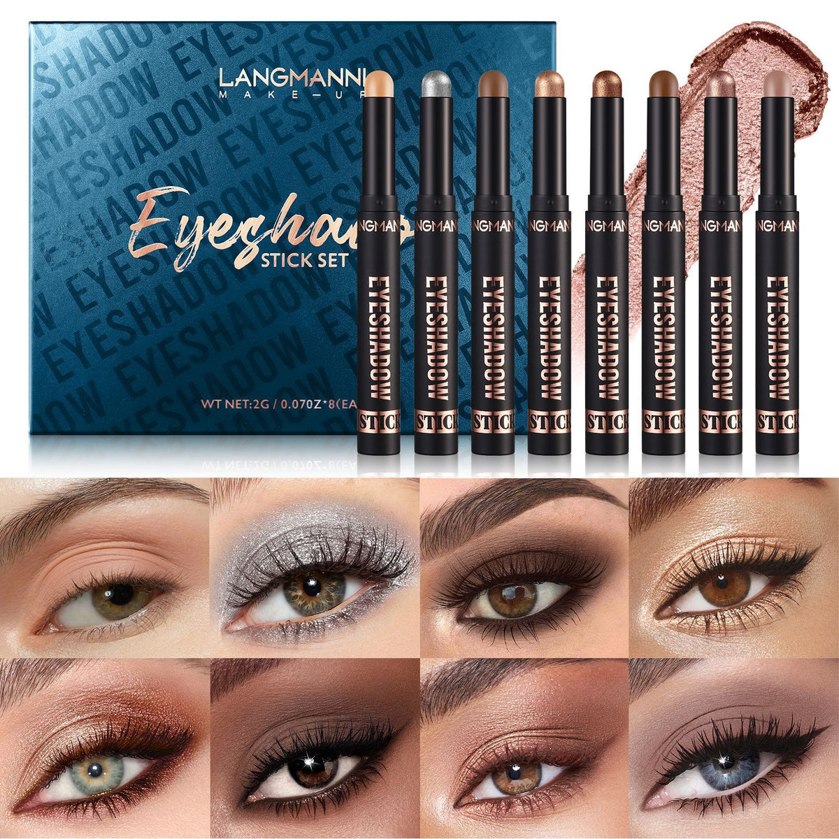 Chameleon Eye Shadow Stick - Waterproof, Longwear, No Creasing Eyeshadow