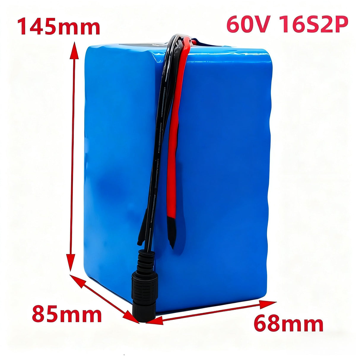 60V 30Ah 16S2P Li-ion Battery 500W with BMS for Electric Scooter