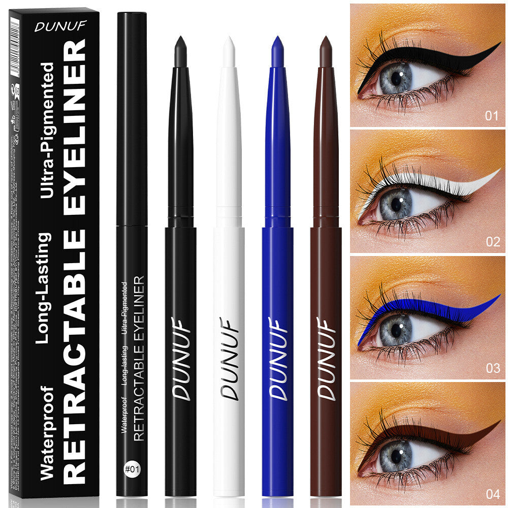 Waterproof Eyeliner Pencil - Longwear, Smudge-Proof, Quick-Dry Gel Formula
