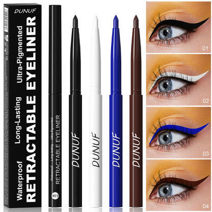 Waterproof Eyeliner Pencil - Longwear, Smudge-Proof, Quick-Dry Gel Formula