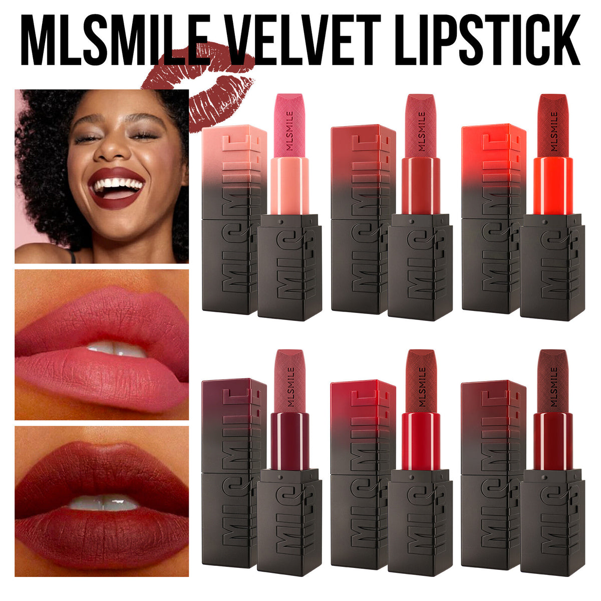 Velvet Matte Lipsticks Pencil Waterproof Red Non-stick Cup Makeup Lip Tint Pen