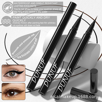 2-Color Liquid Eyeliner - Waterproof, Quick-Dry, Smudge-Proof Makeup for Women