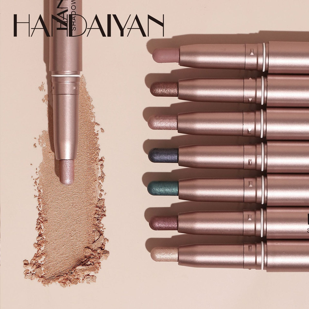 Shimmer Pearl/glitter finish Eye Shadow Liner 1-step application Waterproof