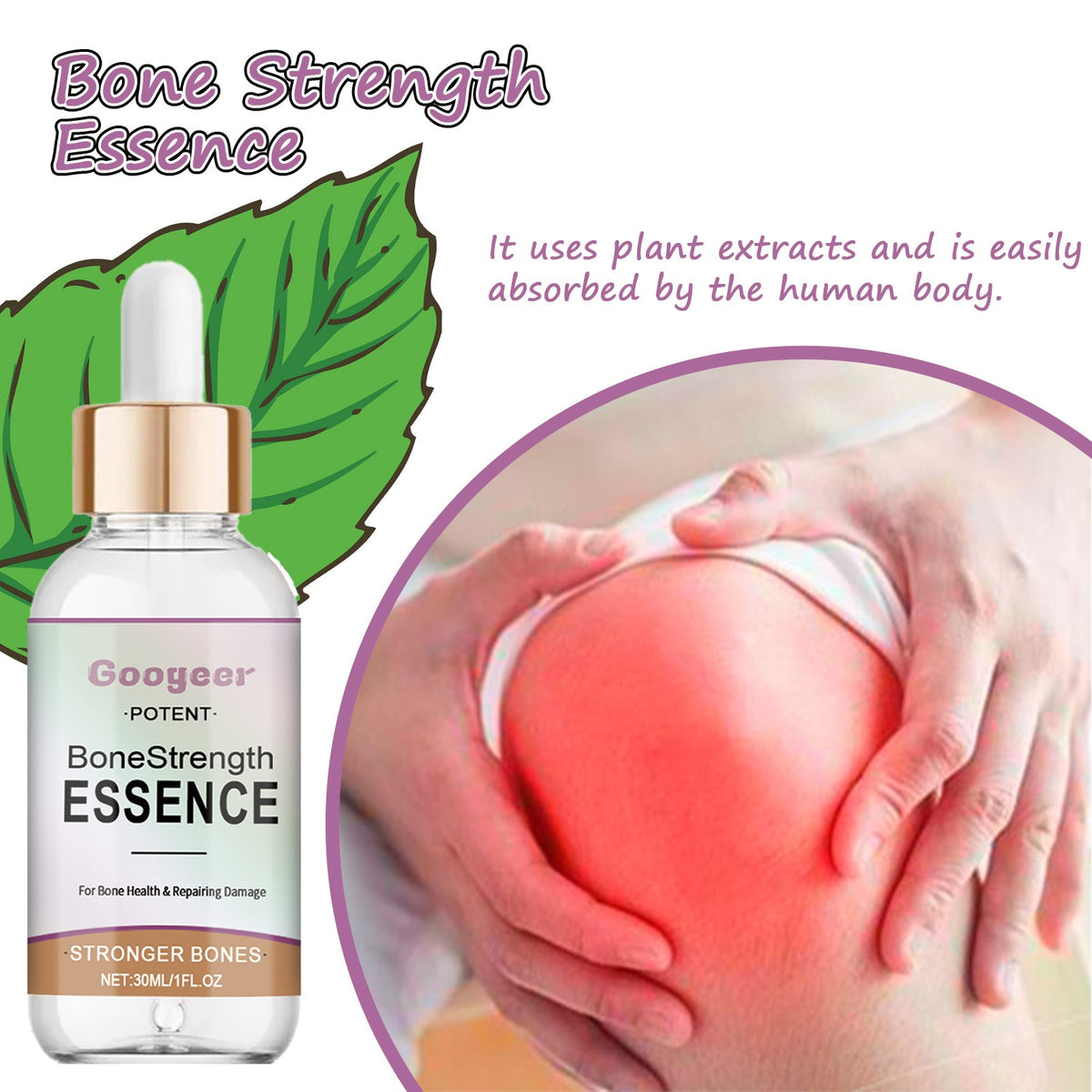 Googeer Joint Comfort Drops - Back & Muscle Support Liquid Supplement
