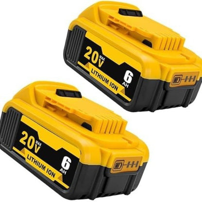 20V 6.0Ah Lithium Battery for DeWalt DCB180 DCB200 Tools