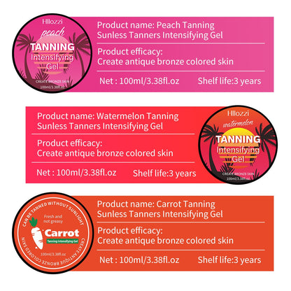 Tropical Fruit Self Tanner - Waterproof Gel, Buildable Natural Glow Self-Tanning