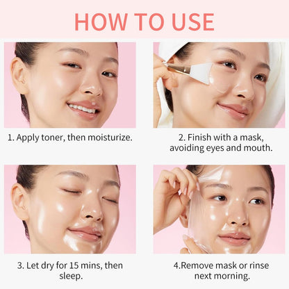 75ml Collagen Night Wrapping Mask Peel-Off Skin Mask Hydrating Moisturizing