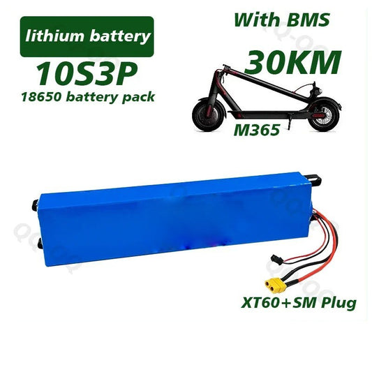 Xiaomi M365 36V 20Ah Li-ion Battery Pack with BMS for Electric Scooter